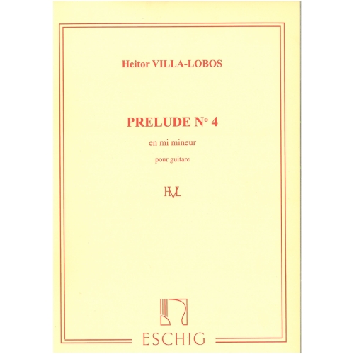 Villa-Lobos, Heitor - Prelude Nº4 in E minor