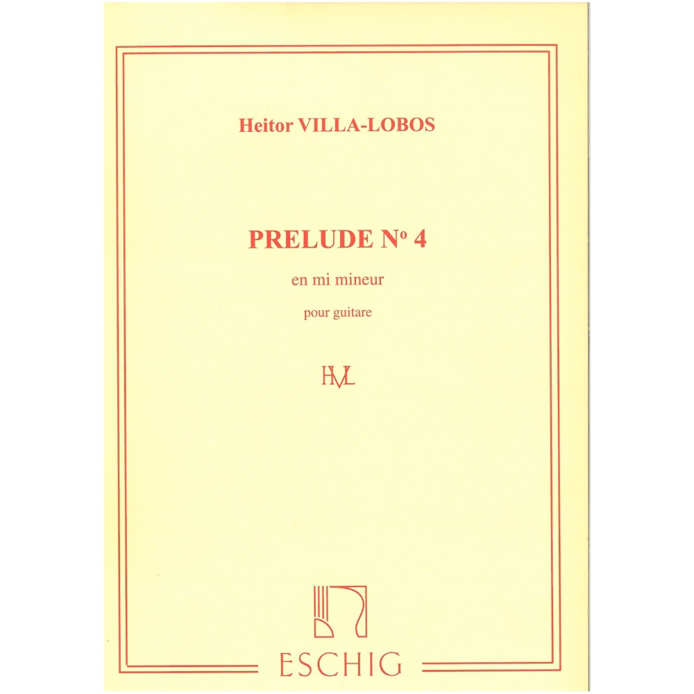 Villa-Lobos, Heitor - Prélude n° 4 - extrait des Cinq Préludes