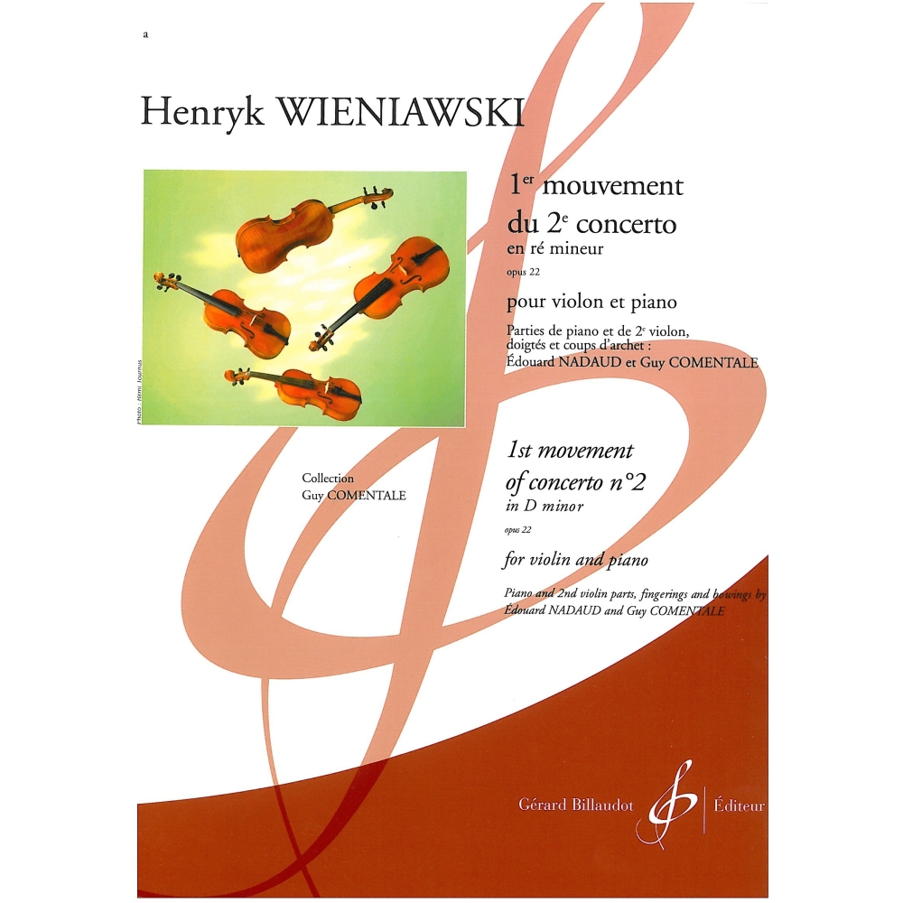 Wieniawski, Henryk - 1st movement of Concerto No. 2 in D minor.