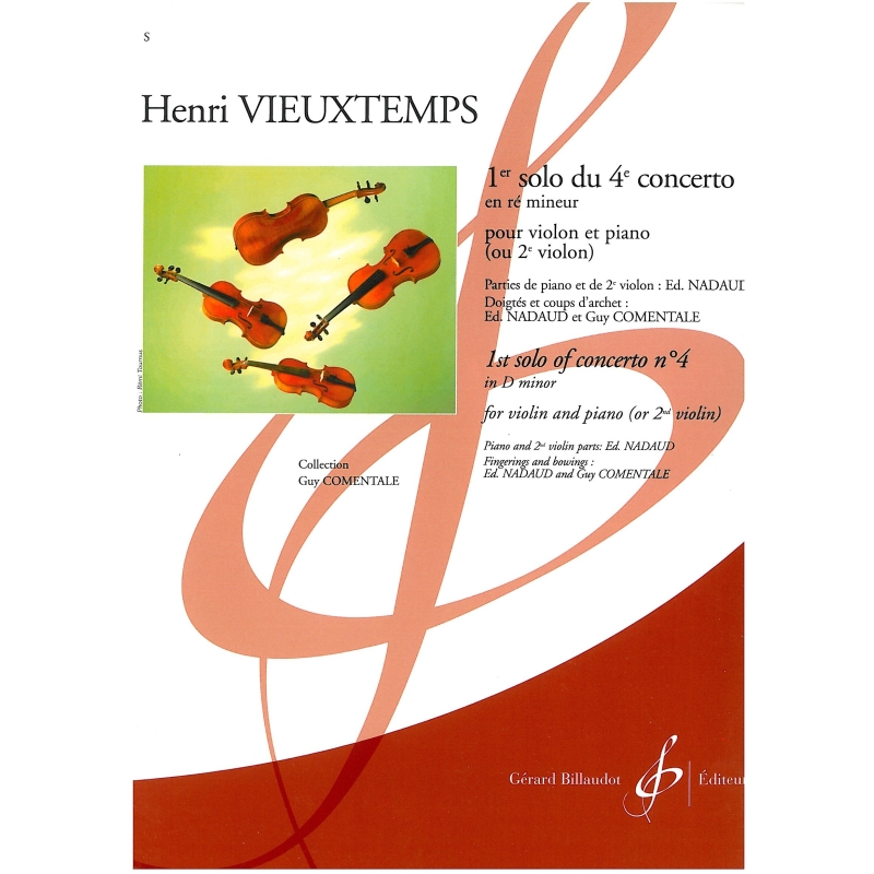 Vieuxtemps, Henri - 1st solo of Concerto no. 4 in D minor