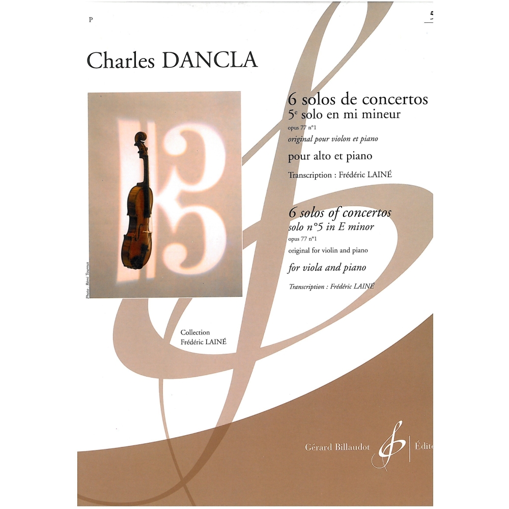 Dancla, Charles - Solo No. 5 in E minor, op 77. No. 1