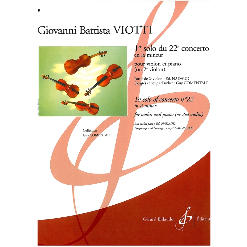 Viotti, Giovanni Battista - 1st Solo of Concerto No. 22 in A minor