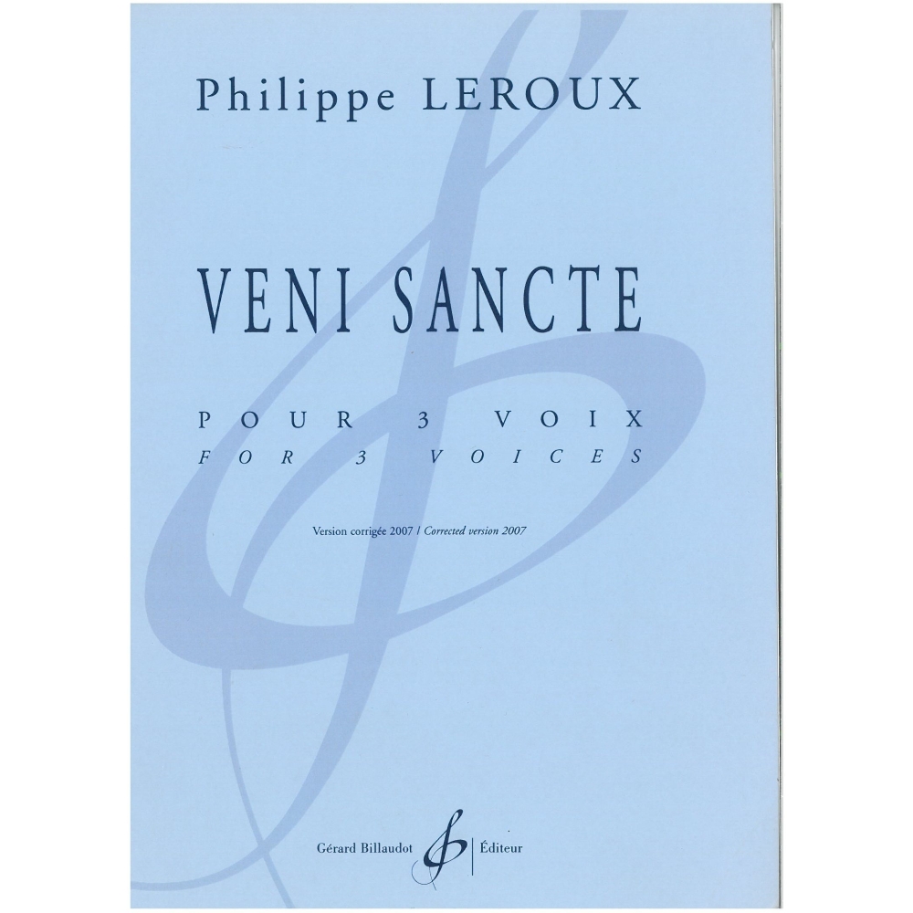 Leroux, Philippe - Veni Sancte - 3 Sopranos
