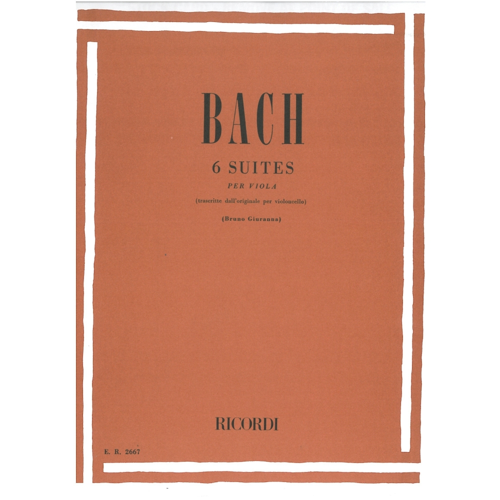 Bach, J.S - 6 Suites per Viola BWV 1007 - 1012
