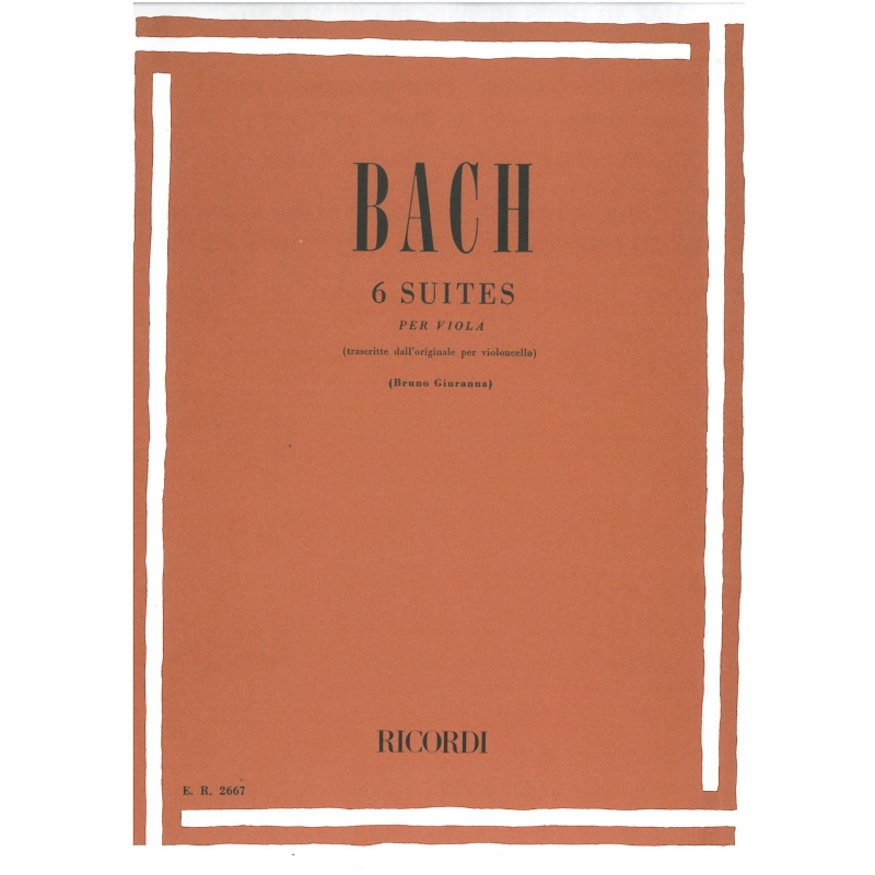 Bach, J.S - 6 Suites per Viola BWV 1007 - 1012