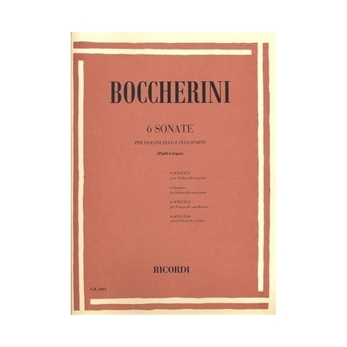Boccherini, Luigi - Six Cello Sonatas