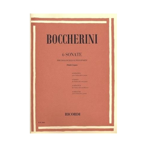 Boccherini, Luigi - 6 Sonates