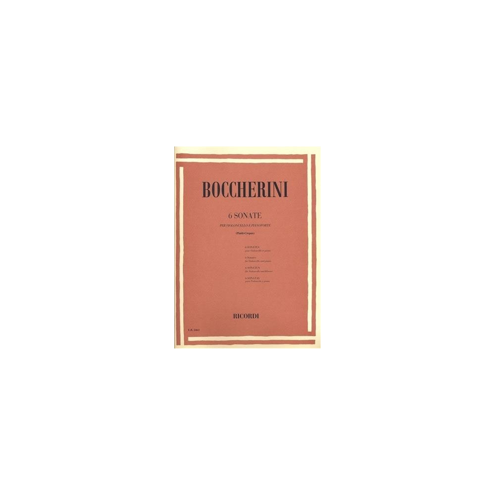 Boccherini, Luigi - Six Cello Sonatas