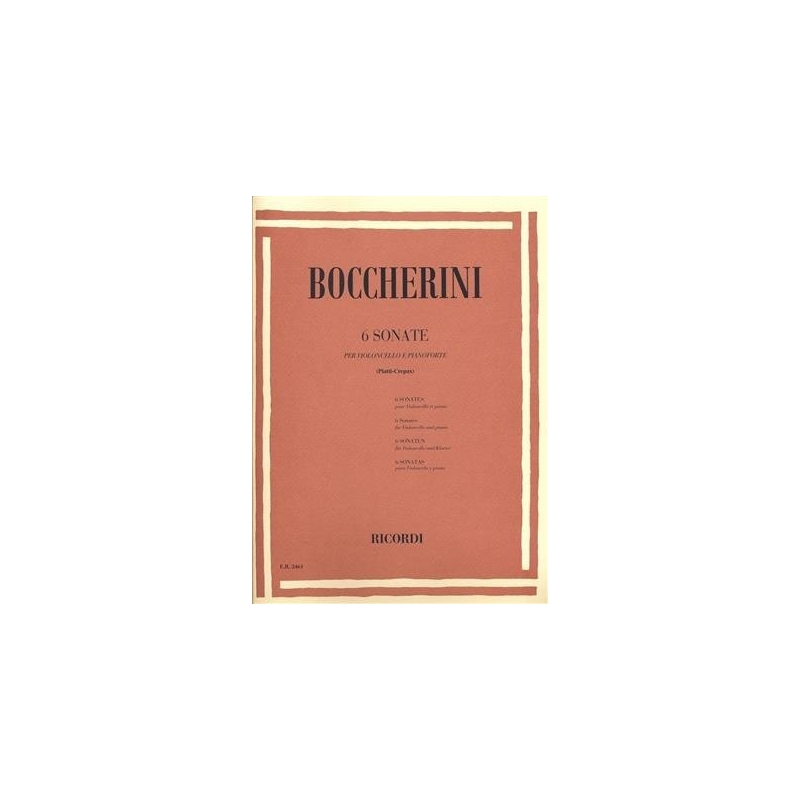 Boccherini, Luigi - 6 Sonates