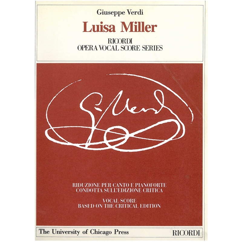 Verdi, Giuseppe - Luisa Miller (Vocal Score)