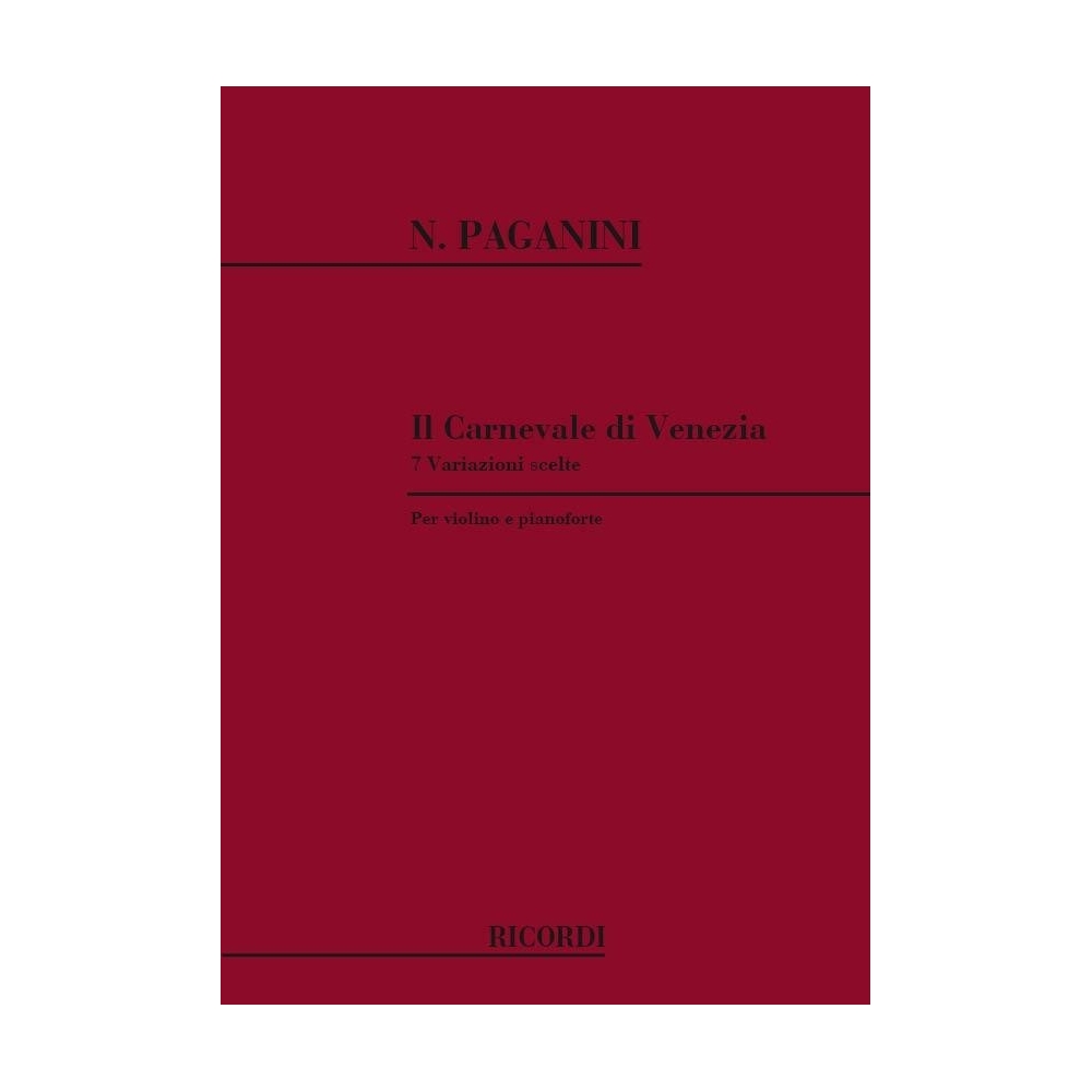 Paganini, Niccolò - Il Carnevale Di Venezia