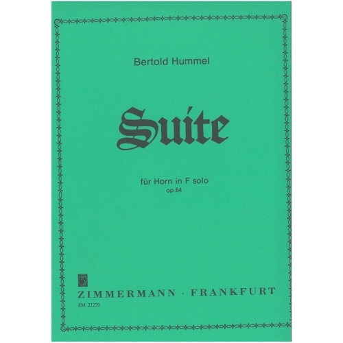 Hummel, Bertold - Suite...