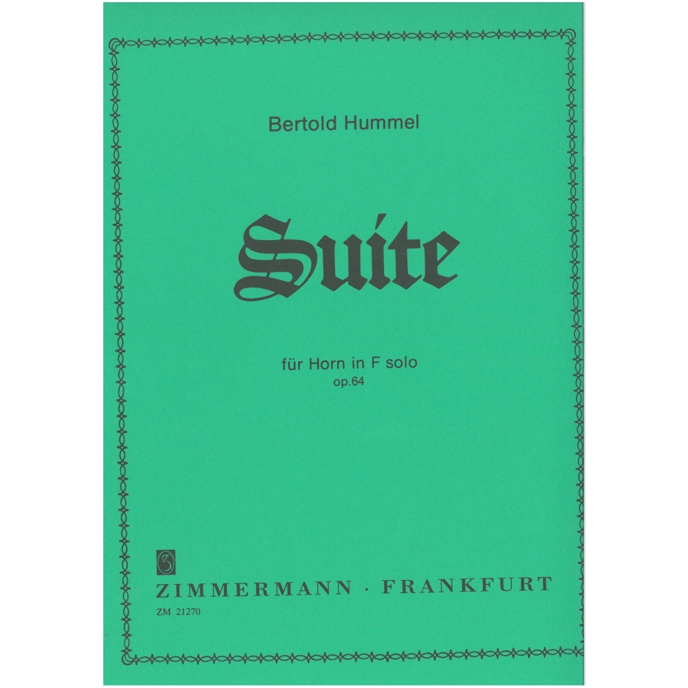 Hummel, Bertold - Suite Opus 64