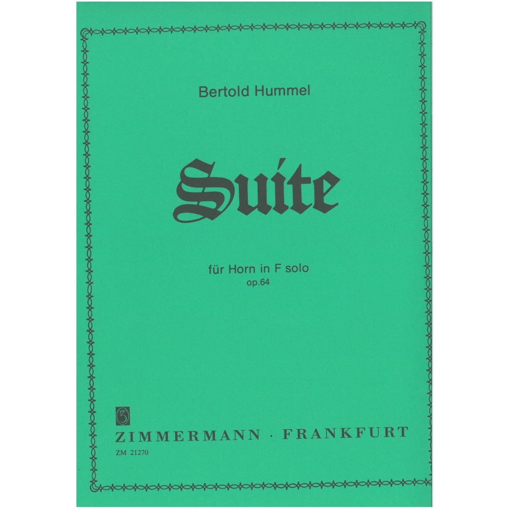 Hummel, Bertold - Suite op. 64 