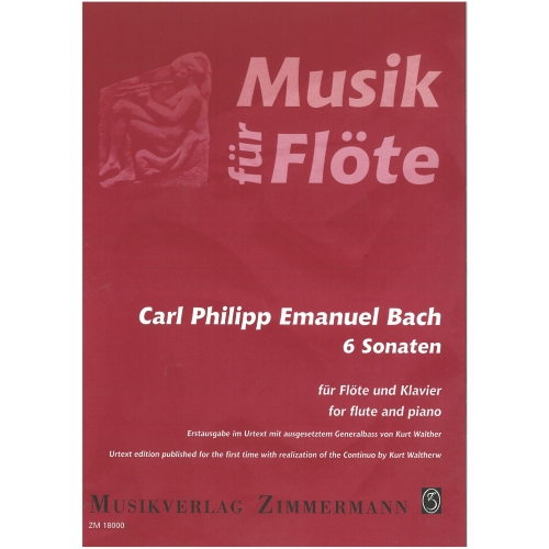 Bach, C P E - Six Sonatas for Flute