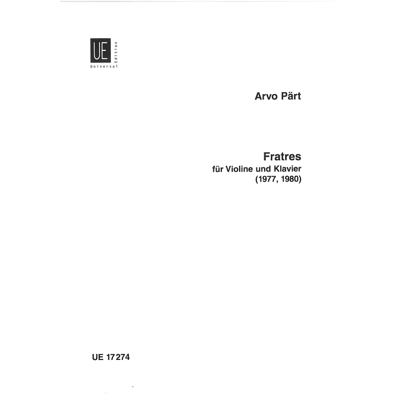 Paert, Arvo - Fratres 