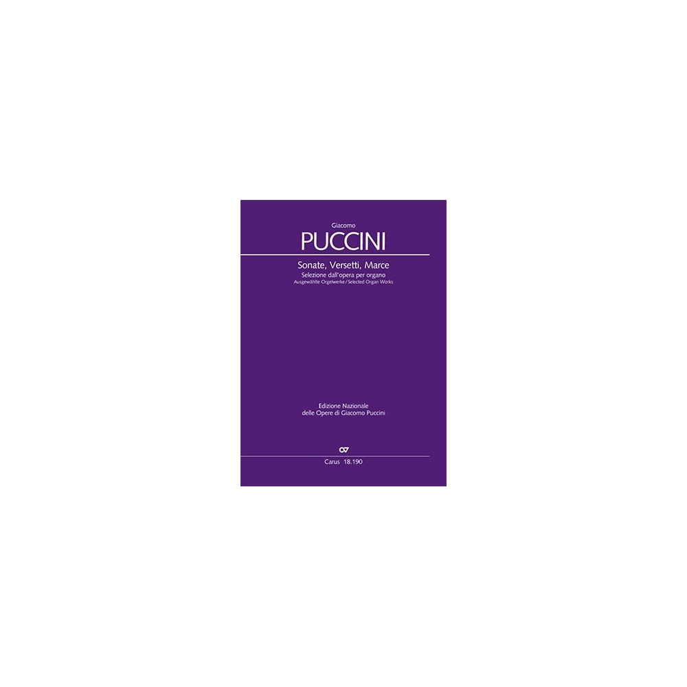 Puccini, Giacomo - Sonate, Versetti, Marce