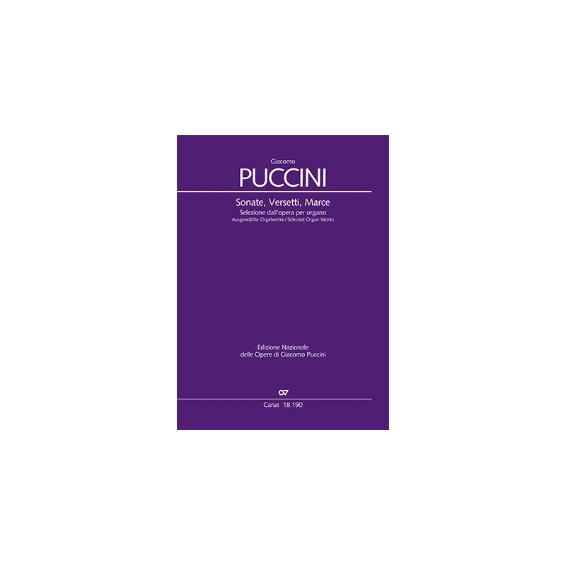 Puccini, Giacomo - Sonate, Versetti, Marce