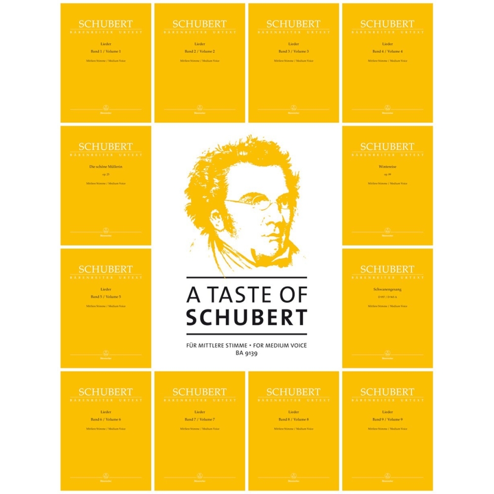 Schubert, Franz - A Taste of Schubert for Medium Voice