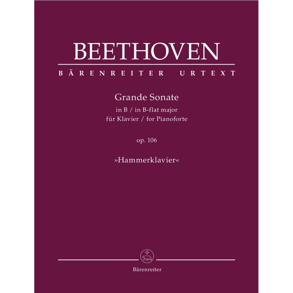 Beethoven, L.v - Grande Sonate for Pianoforte B-flat major op. 106 Hammerklavier