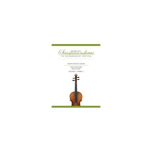 Sassmannshaus - Violin Recital Album Volume One