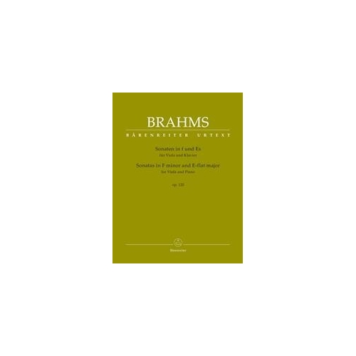 Brahms, Johannes - Two Sonatas for Viola & Piano
