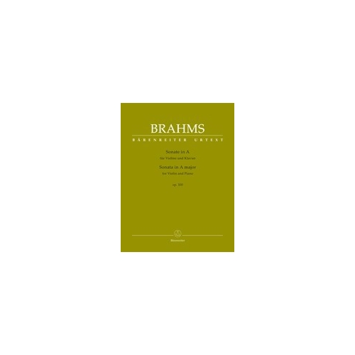 Brahms, Johannes - Violin Sonata in A major