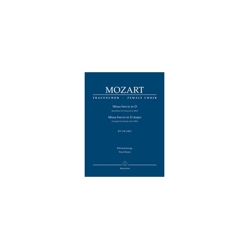 Mozart, W A - Missa brevis D major K194 (186h)