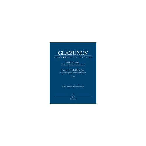 Glazunov, Alexander - Concerto in E flat for Alto Sax