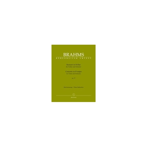 Brahms J. - Concerto for Violin in D, Op.77 (Urtext).