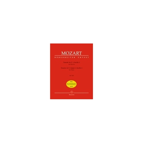 Mozart W.A. - Sonata in C facile (K.545) (Urtext).