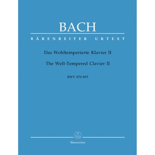Bach, J.S - Well-Tempered Clavier, Book 2 (BWV 870-893)