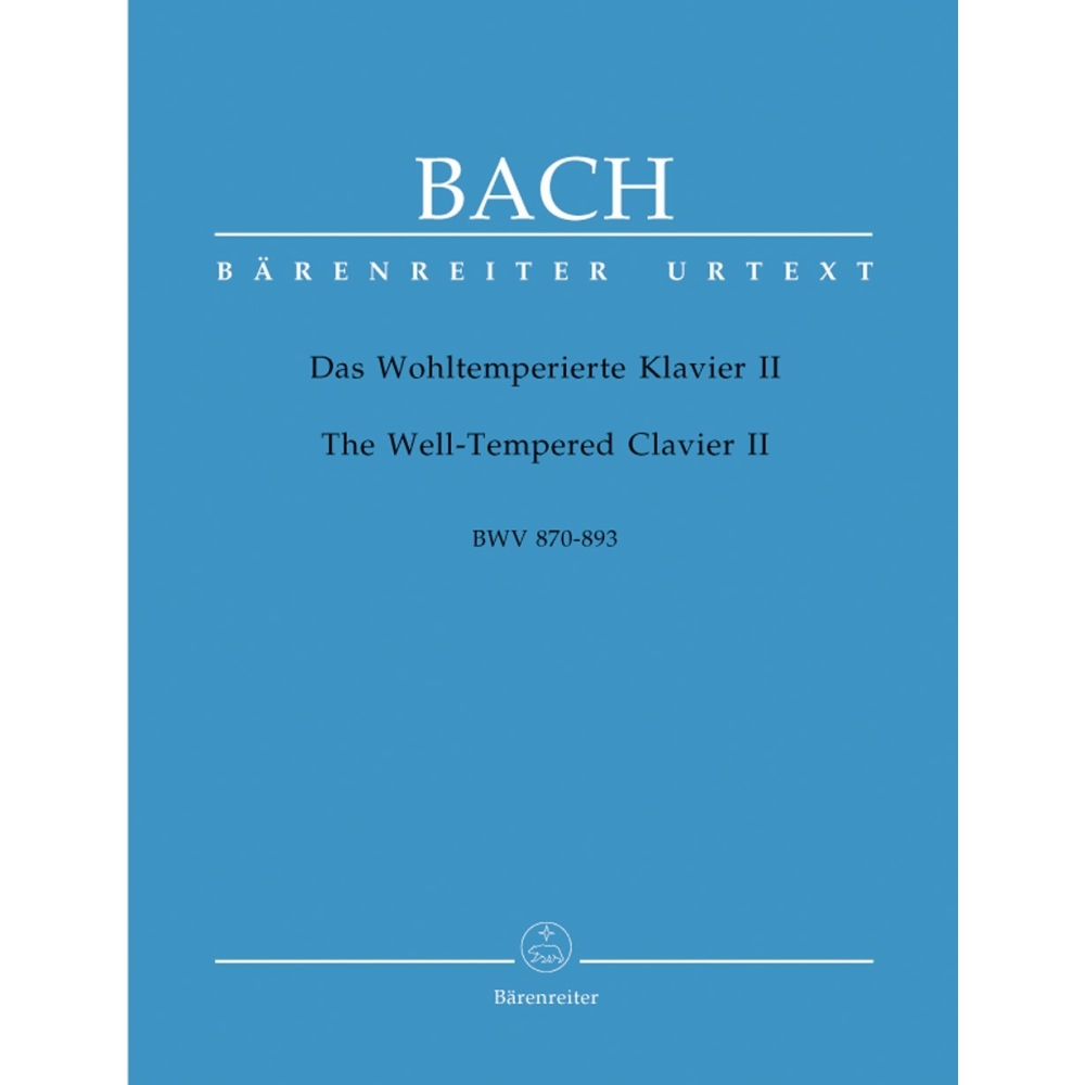 Bach, J.S - Well-Tempered Clavier, Book 2 (BWV 870-893)