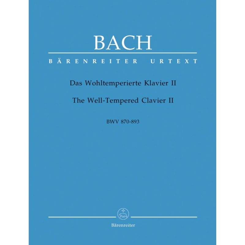 Bach, J.S - Well-Tempered Clavier, Book 2 (BWV 870-893)