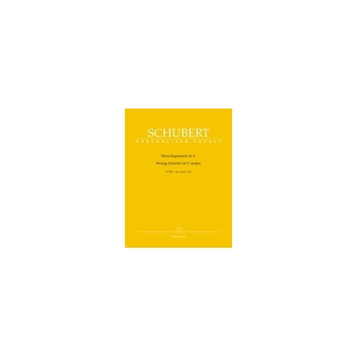 Schubert F. - String Quintet in C, Op.posth.163 (D.956) (Urtext).