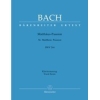 Bach, J S - St. Matthew Passion (BWV 244) (Urtext) (G-E).