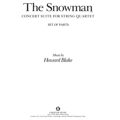 The Snowman - Concert Suite For String Quartet