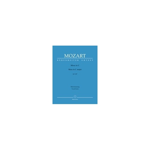 Mozart, W A - Mass in C (K.257) (Credo-Messe)  (Urtext).