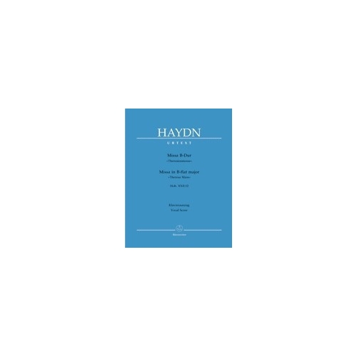 Haydn, F J - Maria Theresa Mass in B-flat (Theresien-Messe) (Hob.XXII:12) (Urtext) (L).