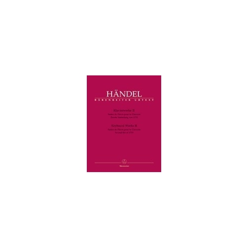 Handel G.F. - Piano Works, Vol. 2: Second Set of 1733 (HWV 434-442) (Urtext).