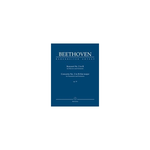 Beethoven, L van - Second Piano Concerto, Bb major, Op19
