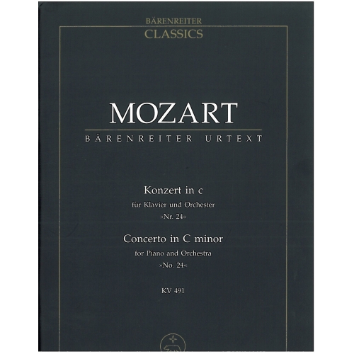 Mozart W.A. - Concerto for Piano No.24 in C minor  (K.491) (Urtext).