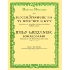 Various Composers - Italian Baroque Music for Treble Recorder