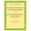 Italian Baroque Music for Treble Recorder