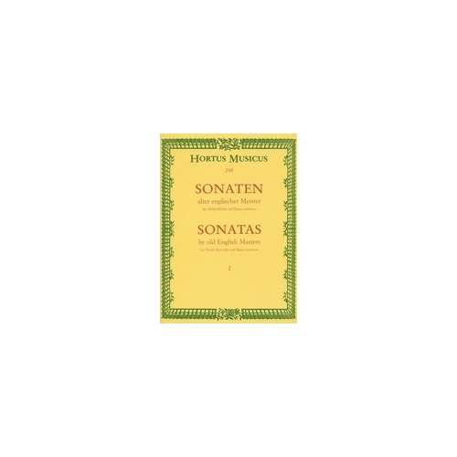 Various Composers - Sonatas by Old English Masters, Vol.1