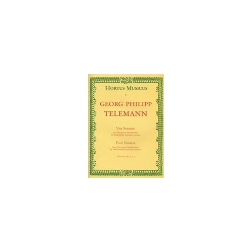 Telemann, G.P. - Four Sonatas from Der getreue Musikmeister