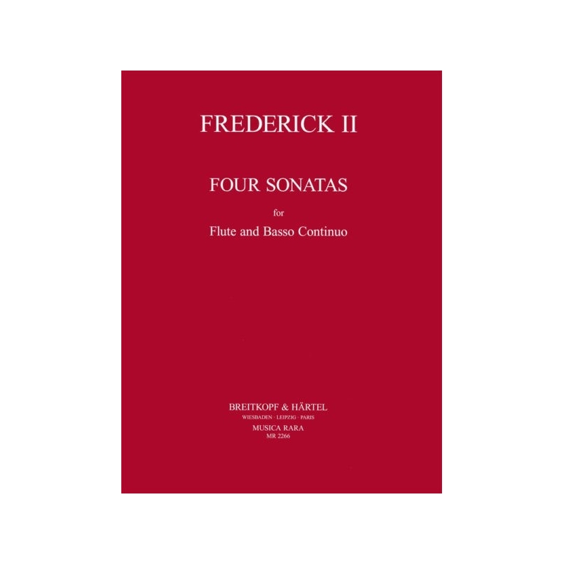 Frederick II - Four Sonatas, Spitta Nos 21, 40, 76, 83