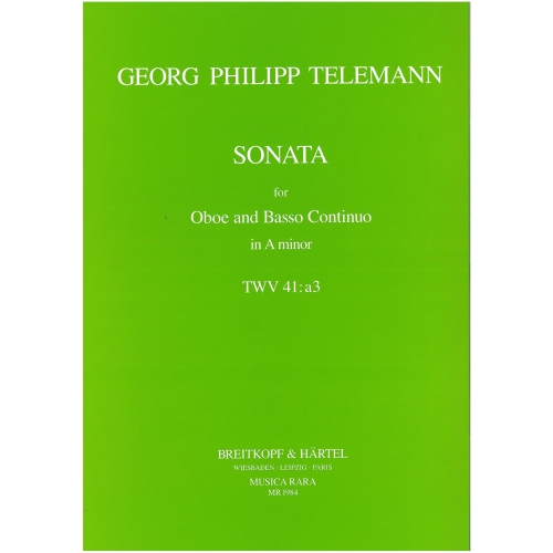 Telemann, G P - Oboe Sonata in A minor