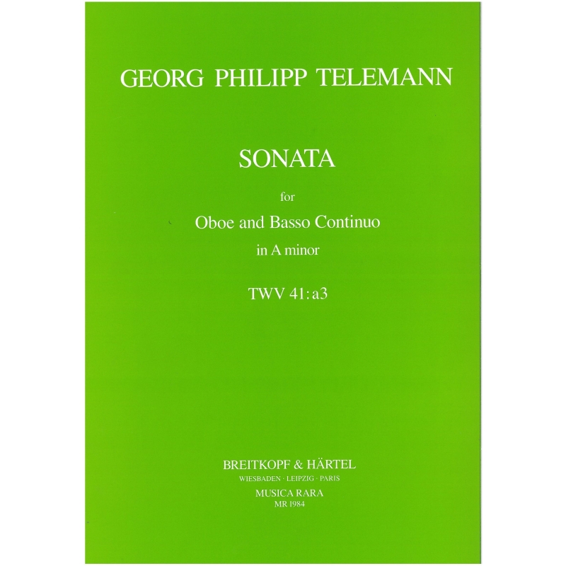 Telemann, Georg Philipp - Sonata in a TWV 41:a3 TWV 41:a3 