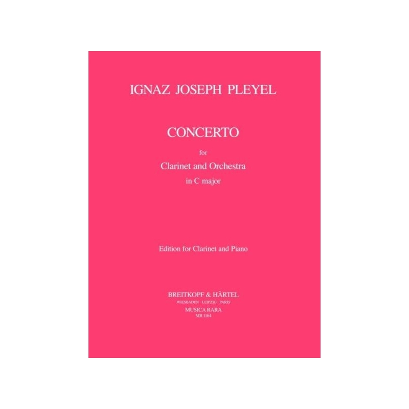 Pleyel, Ignaz - Clarinet Concerto in C